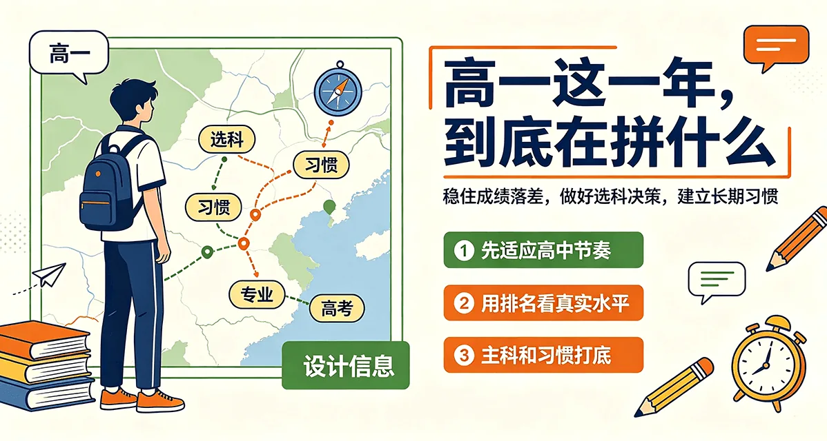 高一的适应、选科与习惯养成